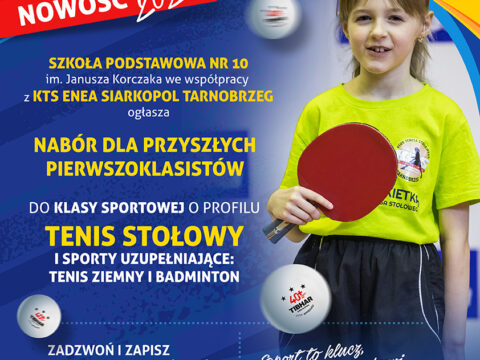 Rusza klasa o profilu tenis stołowy
