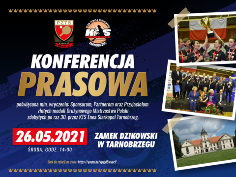 Na żywo konferencja prasowa KTS Enea Siarkopol