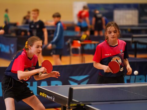 Drużynowe Mistrzostwa Podkarpacia w Tenisie Stołowym z udziałem zawodników i zawodniczek KTS Enea Siarkopol Tarnoberzeg