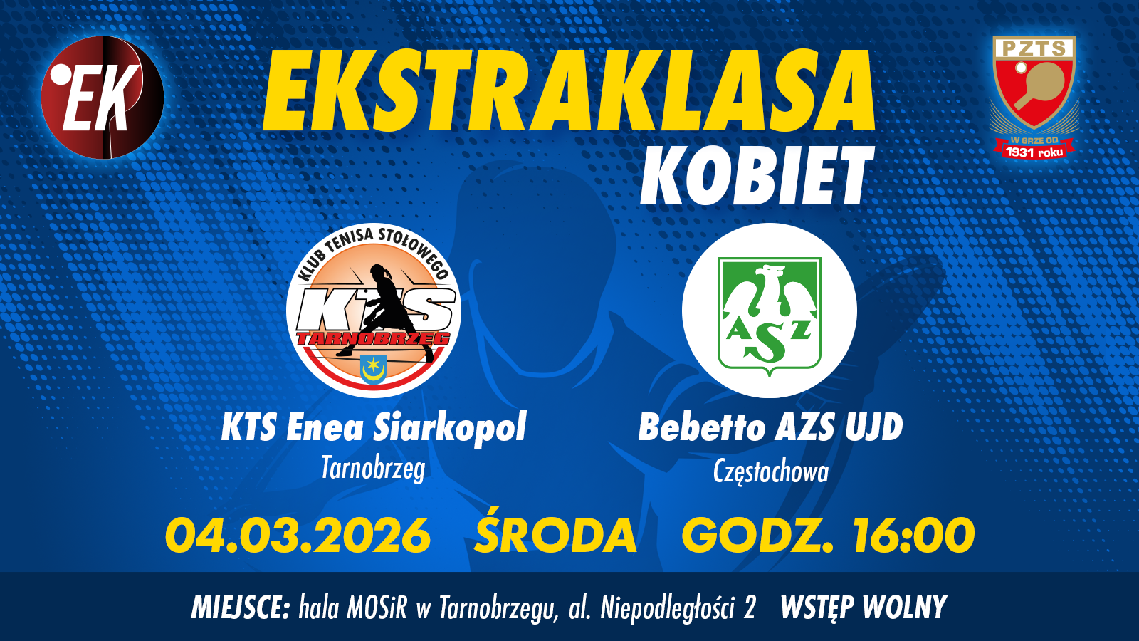 Kolejny mecz Ekstraklasy Kobiet w Tarnobrzegu